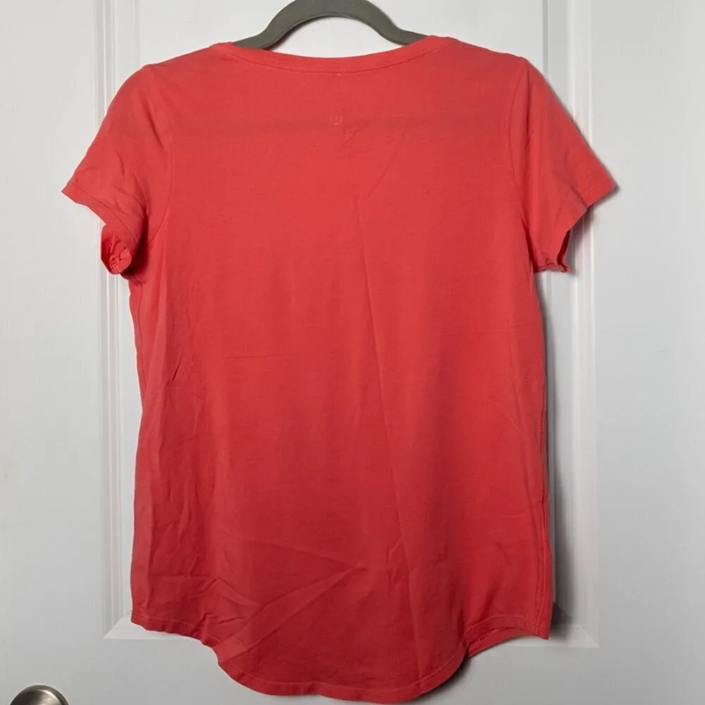 Lululemon Love Tee V - 6 Hot Sunset